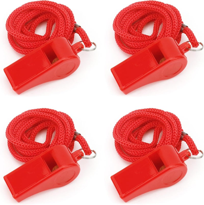 Nurplexl Store Whistle, Whistle for Coaches, Plastic Whistles for Adults, Coach Whistles with Lanyard, Referee Whistle Loud Crisp Sound Whistle Emergency for Teacher Polices Officials Sport Training Lifeguard - Image 1